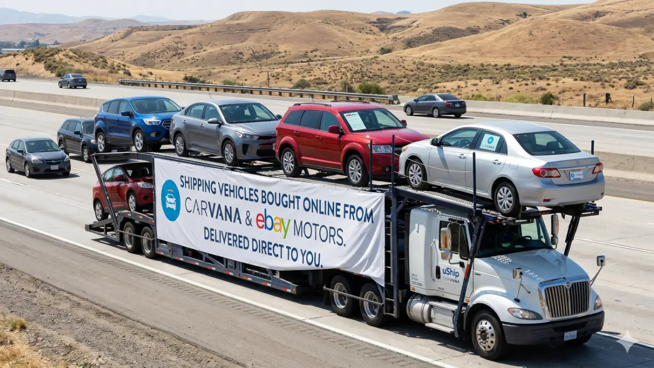 Shipping a Car You Bought Online: Carvana, Vroom & eBay Motors